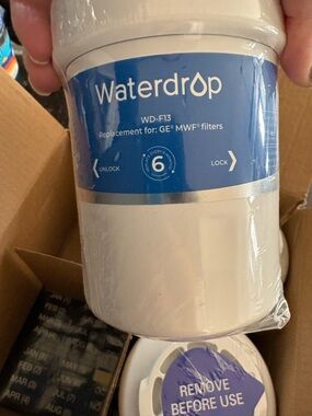 Waterdrop WD-F13 Refrigerator Water Filter set of 3 new in packaging